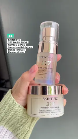 SKINTIFIC darkspot set samarkan flek hitam bekas jerawat dan mencerahkan #skintific #darkspot #GlowUp #fyp 