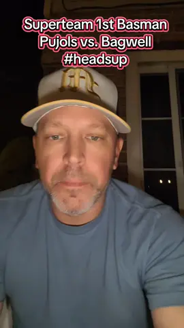 Pujols vs Bagwell Superteam 1st baseman #baseball #MLB #faceoff #firstbaseman #roadto10k 