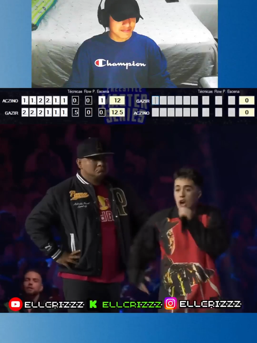 GAZIR VS ACZINO RED BULL INTRERNACIONAL  REACCION SACADA DE KICK ELLCRIZZZ #FMS #fmsargentina #fmsinternacional #fmsespaña #fmsmexico #fmsperu #fmscolombia #fmschile #fmsworldseries