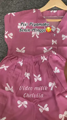 Lambat dikit motifnya habis😜 #piyama #piyamawanita #piyamamurah 