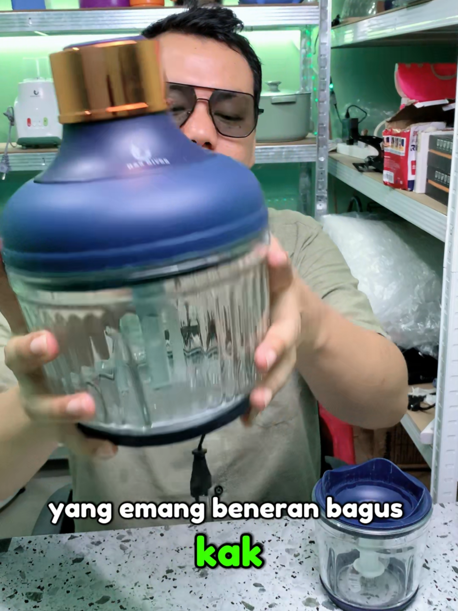 Promo Chopper Han RIVER Blender 2.5L+0.6L Dual Cup Multifungsi Chopper Daging dan Bumbu #PromoGuncang99 #GajianSale #choppermitochiba #chopperblender #hanriverchopper