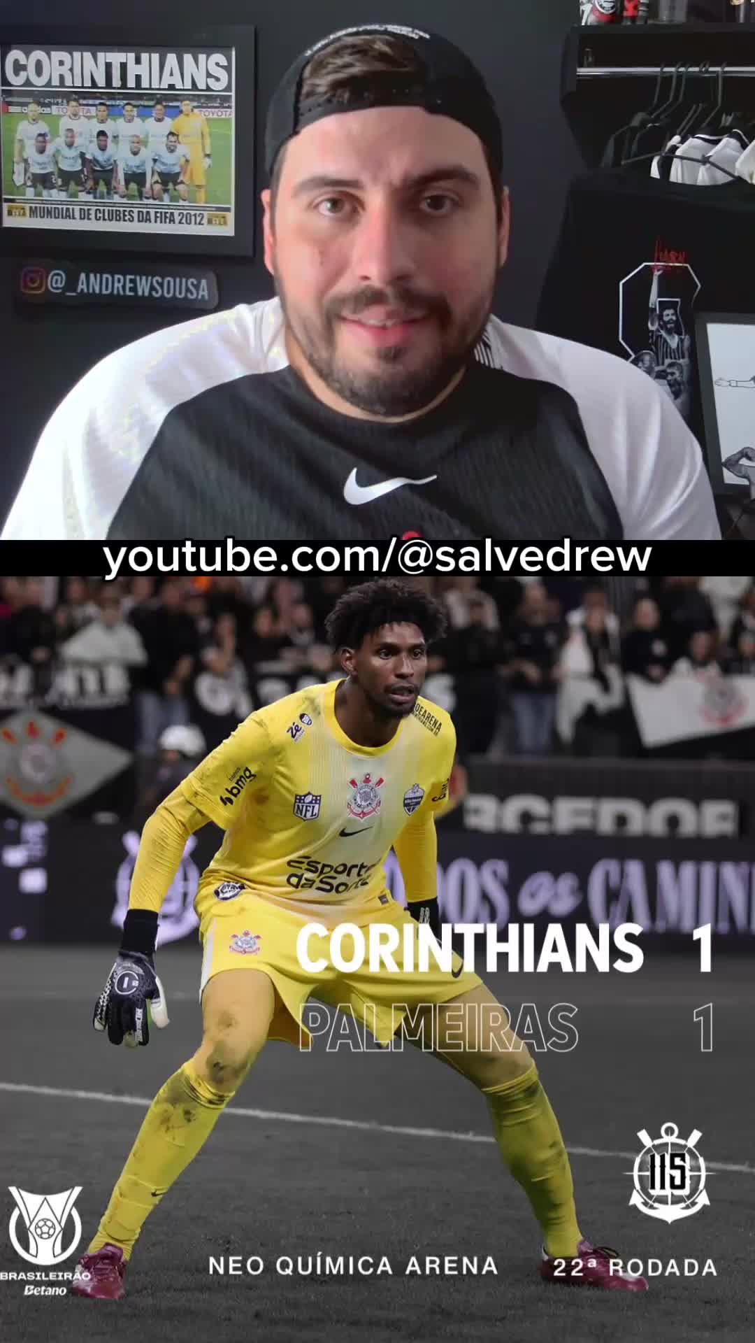 Jogo muito ruim. Resultado nem tanto #corinthians #derby #palmeiras #sccp #corinthians #timão #sccp #dorival #vaicorinthians #futebol