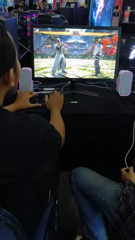 wakil kota madiun (teh poecuk - claudio) saat bertanding di gameverse tekken tournament surabaya 🔥