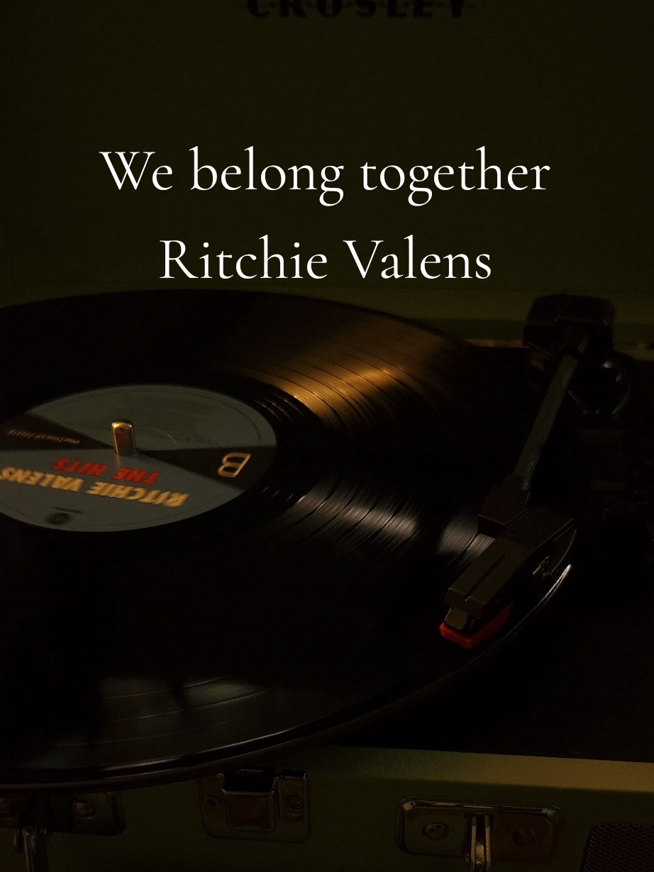 We belong together - Ritchie Valens #Vinyl #50s #foryou #foryoupage #fyp 