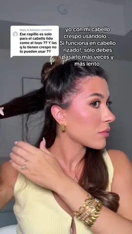 Replying to @Adriana si funciona en cabello crespo 🤍 aquí estoy usando la 1.5