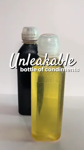 unleakable bottle for condiments! #unleakablebottle #bottleforcondiments #condimentsbottle #trending #fyp 