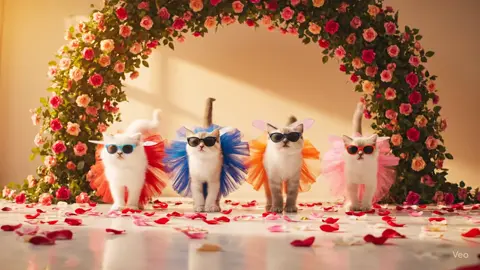 cham cham 🤣😁 Cutest Cat dance 💃🕺🤣🤩 #fyp #hindisong #catdance #catcatcat #trendingnow 
