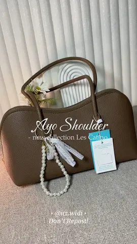 Kalian wajib punya sih muat banyak barang🤎😍✨ #lescatino #shoulderbag #teamlescatino #fashionplayground #taswanita #tasmurah #shoulderbagwanita #tasmuatbanyakbarang #fypage #fyp #fypツ 
