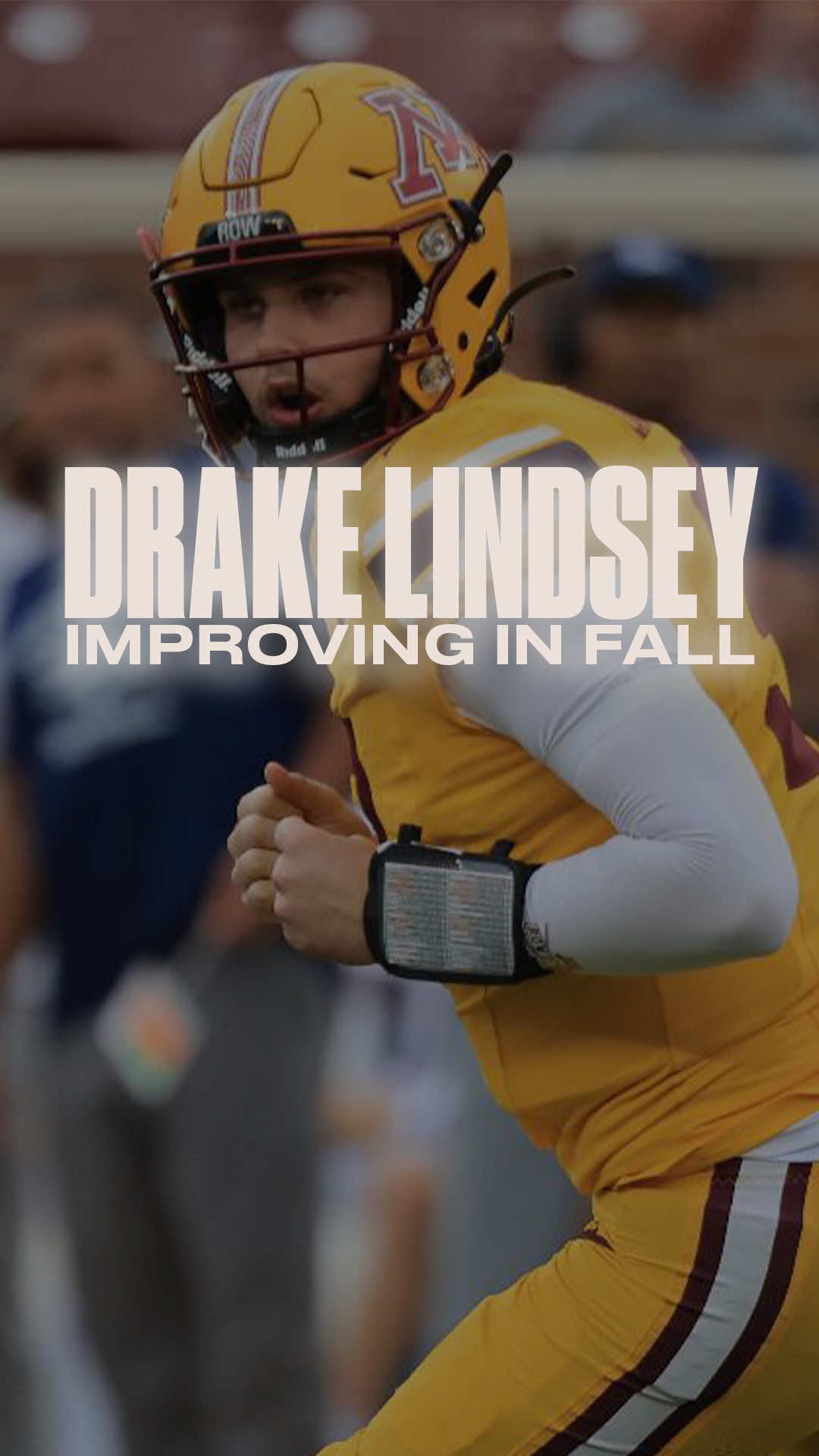 That was the question Drake Lindsey asked himself back in January. Not “Will I start?” Not “Can I handle it?” Just — how good can I get before the season starts? That’s the mindset you want in your QB1.