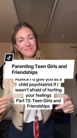10 Things Every Teen Girl Needs to Know About Friendships (And 10 Conversations Worth Having) 	1.	Good friends feel safe, not stressful Talk about how your body feels around them. Anxious, calm, or happy? That’s your first clue. 	2.	Friendship ≠ popularity Discuss how quality beats quantity. Fewer real friends are better than more followers. 	3.	Have more than one friend group Encourage building connections in different spaces like school, sports, hobbies, and volunteering so one friendship shift does not feel like your whole world is falling apart. 	4.	Conflict is normal Talk about how to disagree without destroying the friendship. Model healthy repair strategies. 	5.	Gossip bonds… until it breaks trust Have an open chat about why gossip feels powerful but often backfires. 	6.	Social media ≠ real friendship Talk about how curated posts can fuel comparison, FOMO, and unnecessary drama. 	7.	Celebrate each other’s wins Make space to talk about jealousy openly. Friendships thrive when we cheer for each other. 	8.	Pay attention to reciprocity Conversations should go both ways. Are you both sharing, listening, and showing up? 	9.	Boundaries are healthy Practice conversations about saying “no,” asking for space, and respecting each other’s limits. 	10.	Friendships shift, and that is okay Conversations about growing apart teach resilience and prevent guilt. Share this with your teen or save it for later. These conversations build confidence, empathy, and stronger friendships. #TeenFriendships #ParentingTeenGirls #TeenAdvice #RaisingTeens #ParentingTips 