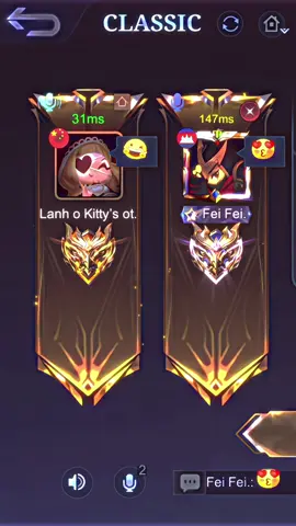Couple skin w/bsf🙂‍↔️🤍 @girlfeifei #mobilelegends #foryou #fyp #trendmlbb #bestfriend 