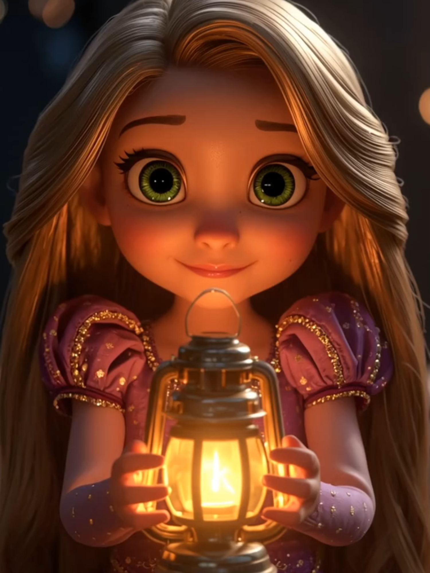 Baby Rapunzel releasing a lantern ✨🎈 Watch this adorable baby Rapunzel light up the night sky with her lantern! So cute and magical 🥰✨ #CuteAnimation #BabyRapunzel #DisneyBaby #Animation #Magical #FYP #ForYou #Shorts #Viral #MotionAini #Adorable #AnimationShorts