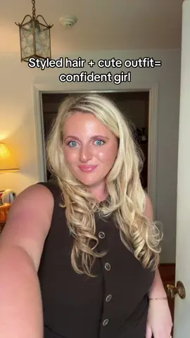 I feel my most confident when I love my makeup, outfit, and hair!! Thankful for the @BondiBoost air styler for always making my hair look gorg!!!! #bondiboost #fashiontiktok #outfit #OOTD #ugccreator 
