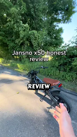 Jansno x50 e-bike review #jansnox50 #ebikes #review #xyzbca #fyp 