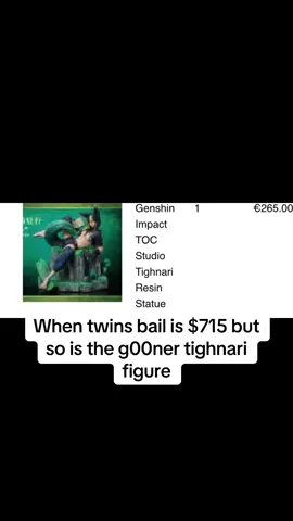 I remember this figure being $200 i shouldve locked in and got employed 💔💔💔💔 #GenshinImpact#tighnari#tighnarigenshinimpact#llemotic#genshin