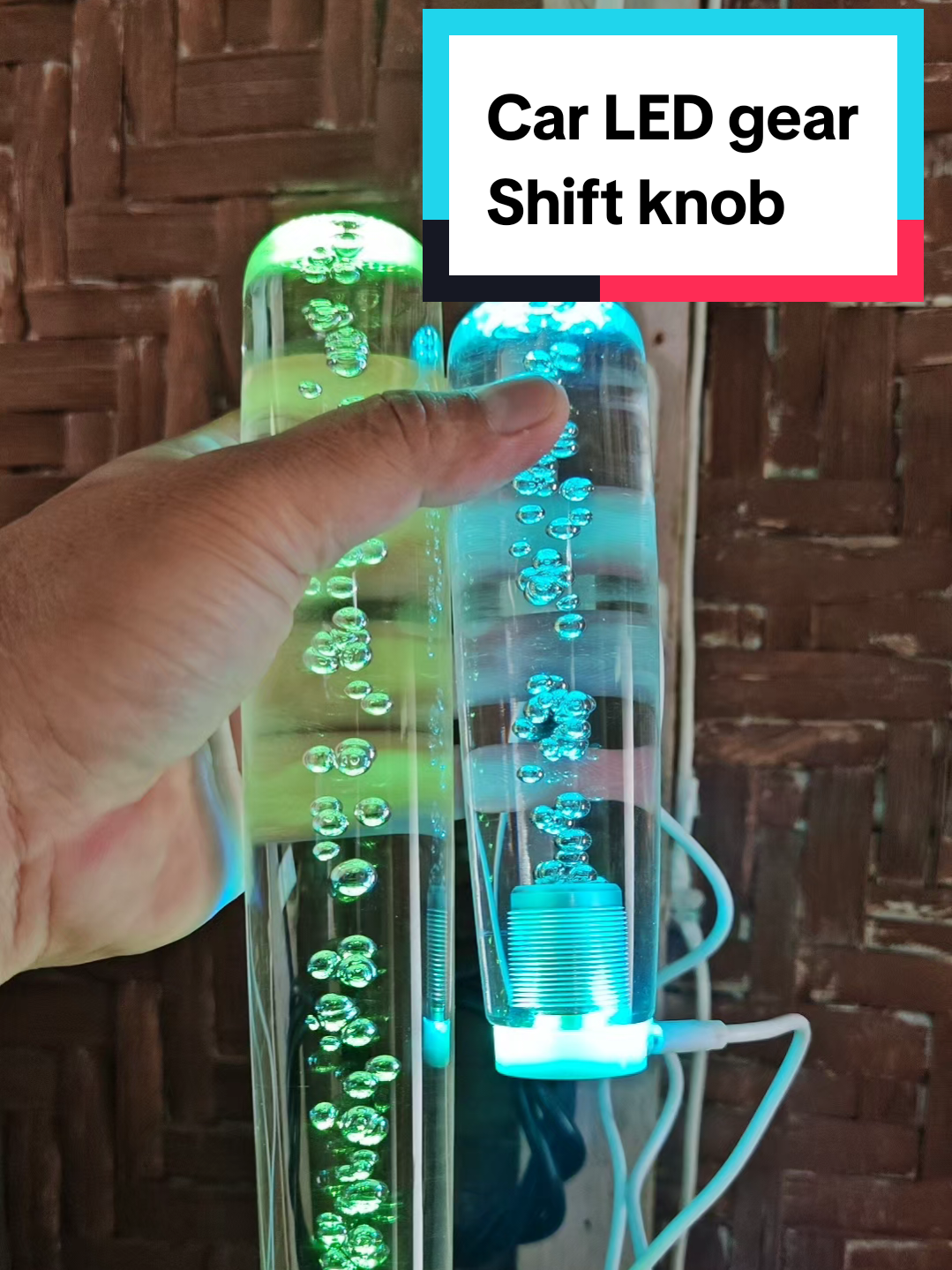 Car LED Gear Shift knob Crystal transparent bubbles gear shifter!!! #shifterknobs #carledgearshiftknob #universalshifterknobs #gearshifter 