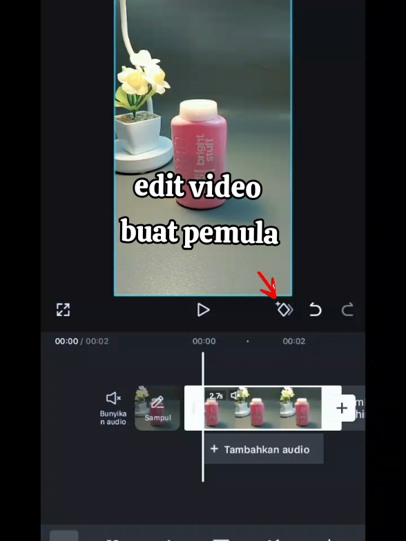 edit video simple buat pemula. #fypシ゚ #tutorial #affiliatetiktok 