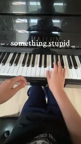 piano cover of something stupid by frank sinatra #franksinatra #piano #pianocover #Love #viral 