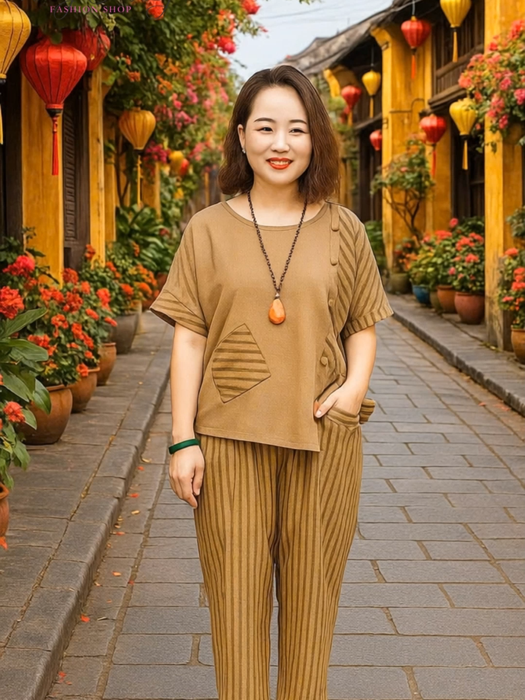 👗 Thanh lịch – nhẹ nhàng – thoải mái, bộ quần áo lý tưởng cho mọi ngày.#nangdaily #setdoxinh #thoitrangnu #botrungnien #setdodep #quatangmechong #bodotrungnien #quatangme #thoitrangtrungnien
