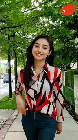 Blouse wanita, kemeja sifon bercetak #atasanwanita #blouse #blousemurah #kemejawanita #bajuwanita