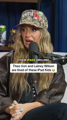 Theo Von is so unserious 🤣 #laineywilson #theovonclips #ipadkid #socialmedia 