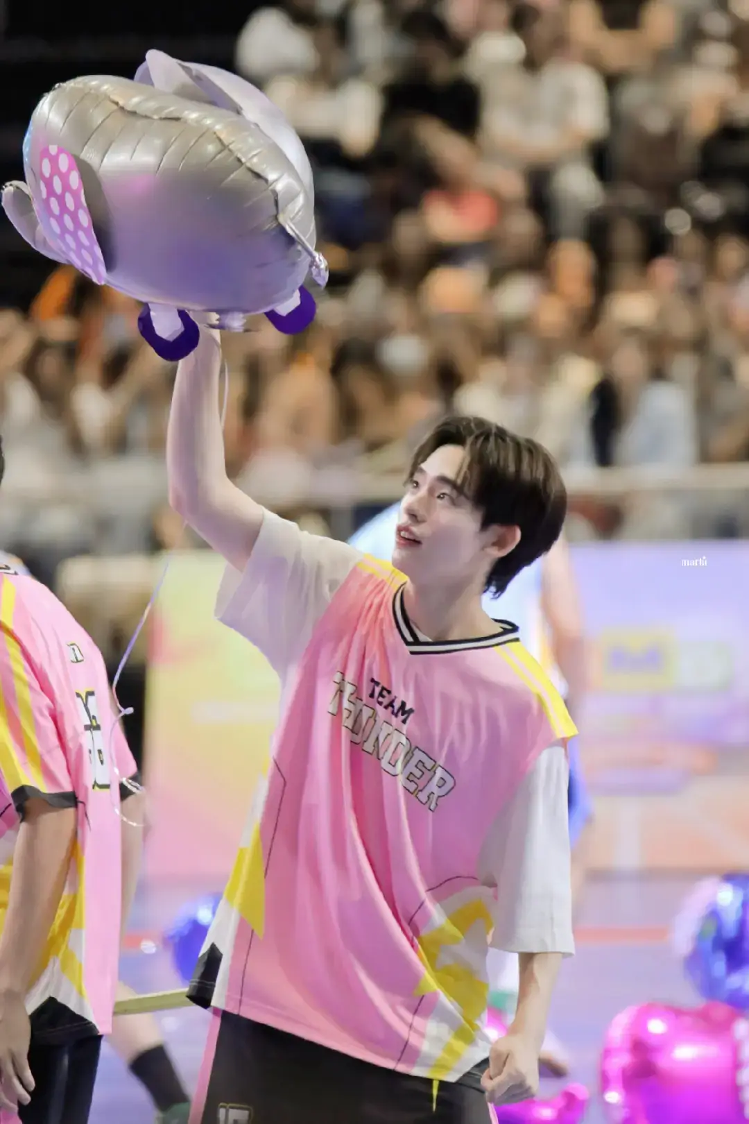 ปิ๊ปป๋อสีชมพูน่ารักสวยสดใสมากเว่อค่ะ💗🌷✨️ #Porsuppakarn  DOMUNDI SPORT DAY  #DMDSPORTDAY2025