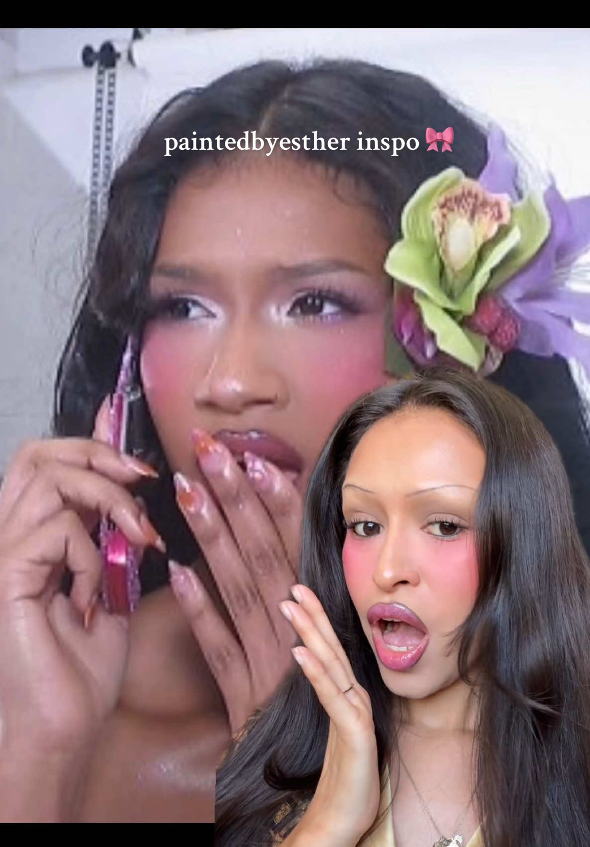 blush blindness in full effect @Paintedbyesther #greenscreen 