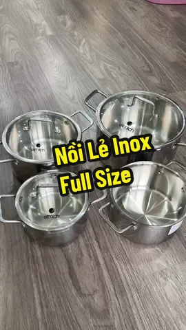 Full Size Nồi Elmich Inox Nguyên Khối 3 Lớp #elmich #noiinox #noiinoxcaocap #bonoiinox #noiinox304 