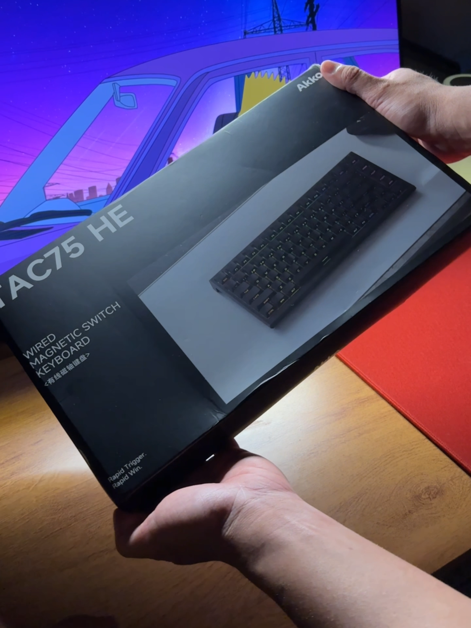 Seria esse o teclado mais custo beneficio do mercado? Akko TAC75 HE#aliexpress #tecladogamer #akko #setupgaming #pc #tac75he #pcgamingsetup