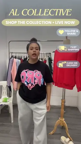 Itong AL Collective sweatshorts, pwede panglalaki, pambabae! Double lining pa, kaya presko at kumportable, perfect sa panahon.