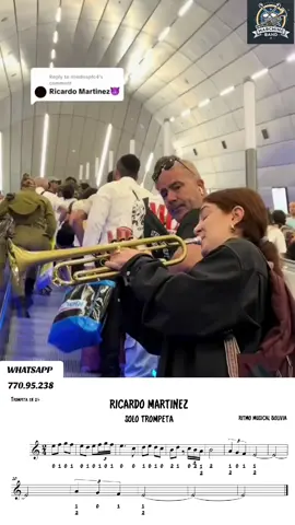 RICARDO MARTINEZ TROMPETA PARTITURA 🎺#trompeta #ricardomartinez #paraty #parrtituras #solotrompeta 