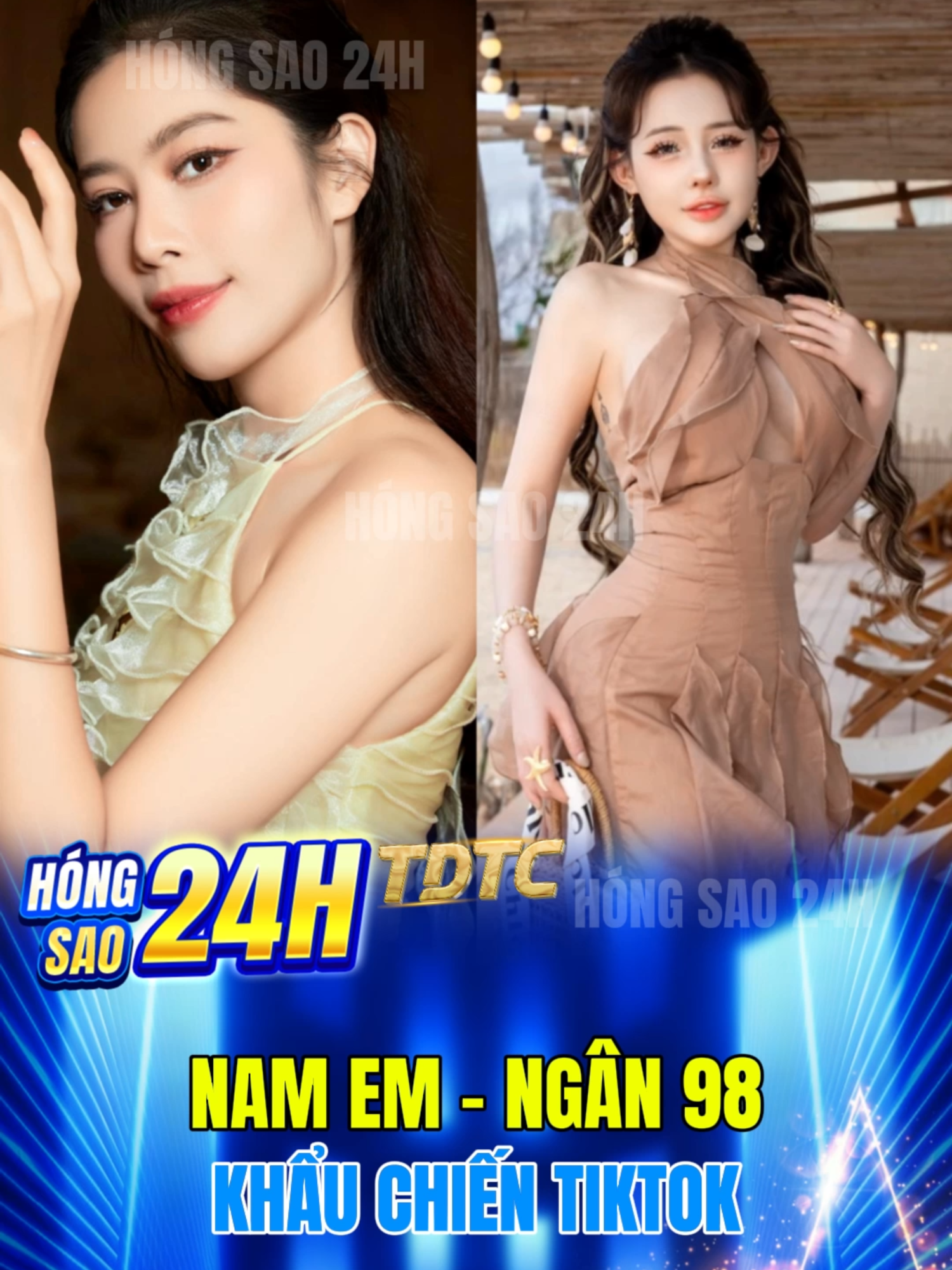 Nam Em – Ngân 98 khẩu chiến TikTok, drama nóng hổi! #showbiz #showbizviet #tinhotshowbiz #dramashowbiz #saoViet #nghesi #nghesivietnam #gocnhinshowbiz #chuyenshowbiz #sao
