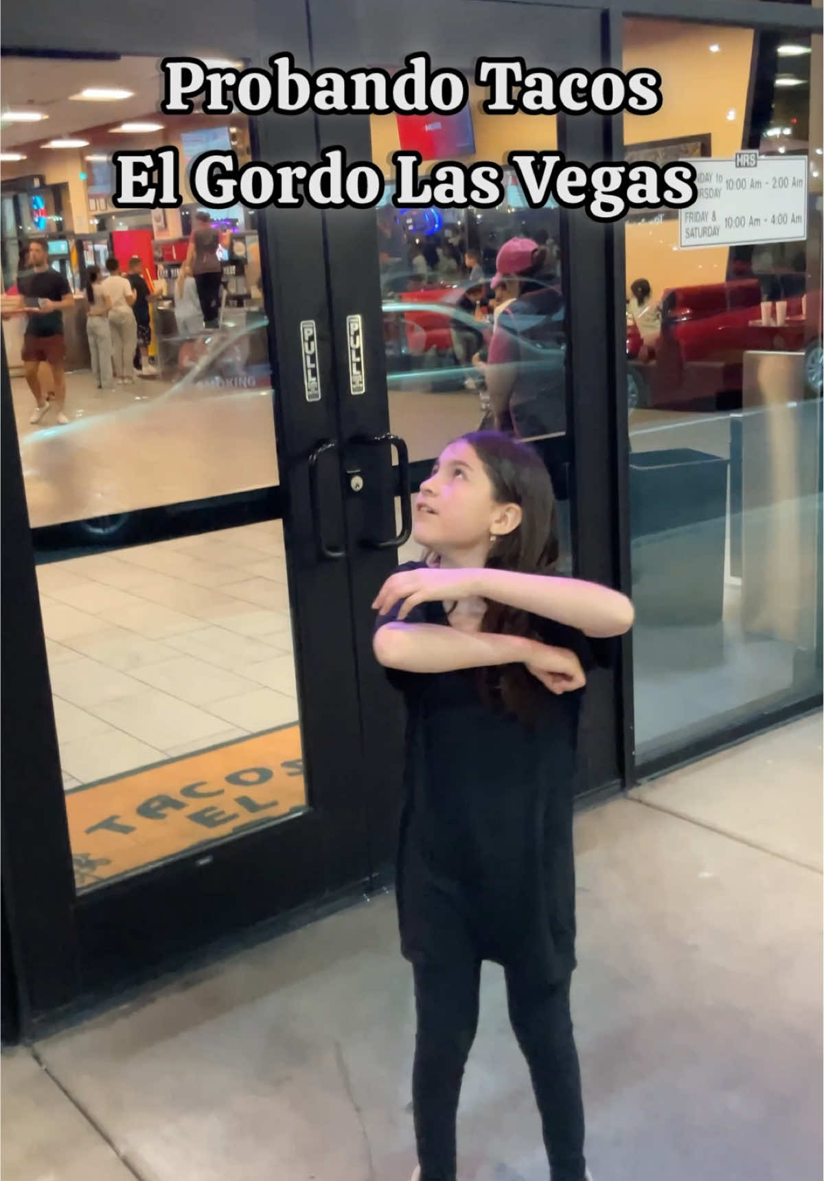 Génesis comiendo tacos el gordo las vegas por primera vez 🤔