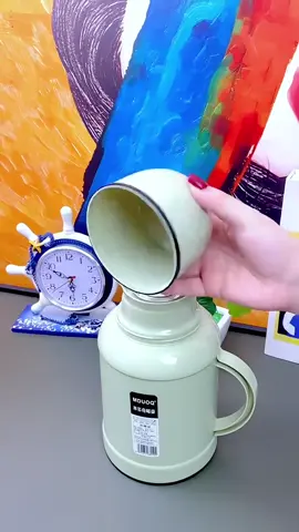 1 Bình Thủy Giữ Nhiệt Mini, Phích Nước Nóng, Bình Nước Nóng dung tích nhỏ 1 lít #binhthuy #binhgiunhiet #fyp #xuhuong #giadung 