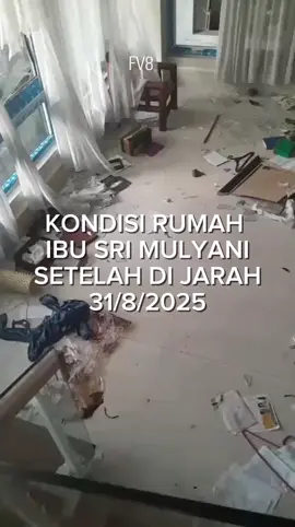 Kondisi rumah Ibu Sri Mulyani setelah di jarah pada tgl 31/8/2025 #viral #kejadian #demo #trending #srimulyani 