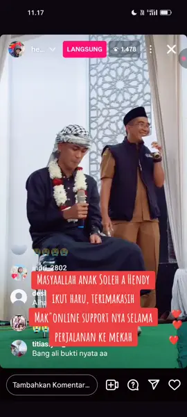 seasen tanya jawab di acara Jhon @hendycs17 @Ortu H❤️B @ALI KAKI JALAN ikut haru live di IG gaes #hendycs17 #acara #syukuran #fyppppppppppppppppppppppp 