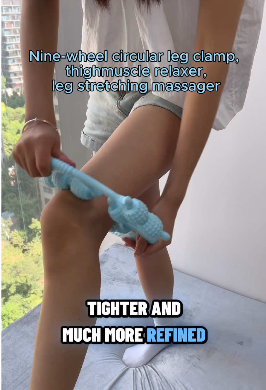 after using this I seriously can’t live without it 😍#legmassage #yoga #massager #freeshipping 