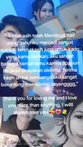 thank you for the special birthday gift 💗@memey cantik🇪🇪 #fyp #birthday #bucin #ulangtahun #foryou 