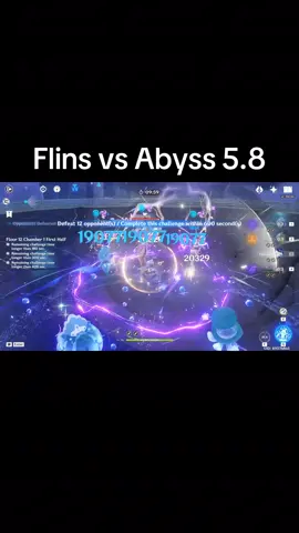 Flins elegantly destroys abyss 5.8 😩@Huy Golden GI #fyp #GenshinImpact #hoyocreators #cyno 