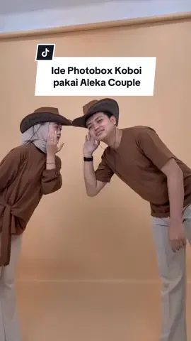 Cakep banget warna toffe buat outfit koboi kalian nih🤎#hagiastore #setcouple #bajucouple #photobox #outfitinspiration 