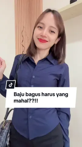 Baju bagus ga selalu yg mahal 🤍 kemeja yg aku pake ini sering banget di cek out di live ku, pembeli repeat order krna mereka suka sm kualitasnya, seperti kemeja yg dijual di mall-mall katanya..!🫶🏻😍 #kemejawanita #outfit #outfitinspo #atasanwanita #fyppppppppppppppppppppppp 