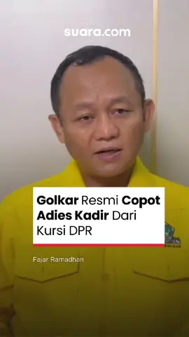 Partai Golkar menonaktifkan Aries Kadir #beritaviral#beritaindonesia #partaigolkar 