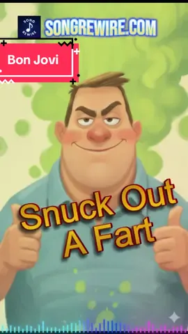 I don’t think Bon Jovi had THIS in mind when he wrote You Give Love a Bad Name 😂💨 “Snuck out a fart, and I’ve no shame…” Silent but Deadly: The Blame Game 🎶 👉 Watch other full parodies at SongRewire.com 👉 Tip Jar: https://songrewire.com/songrewiretipjar Hashtags: #BonJovi #YouGiveLoveABadName #ParodySong #ComedyTikTok #SilentButDeadly