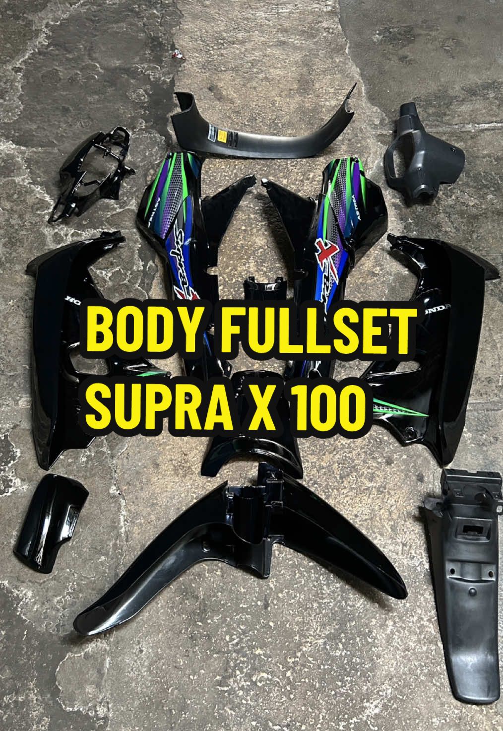 Body fullset halus kasar supra x lama supra x 100 #suprabapak #suprax #supra100 #cseries 