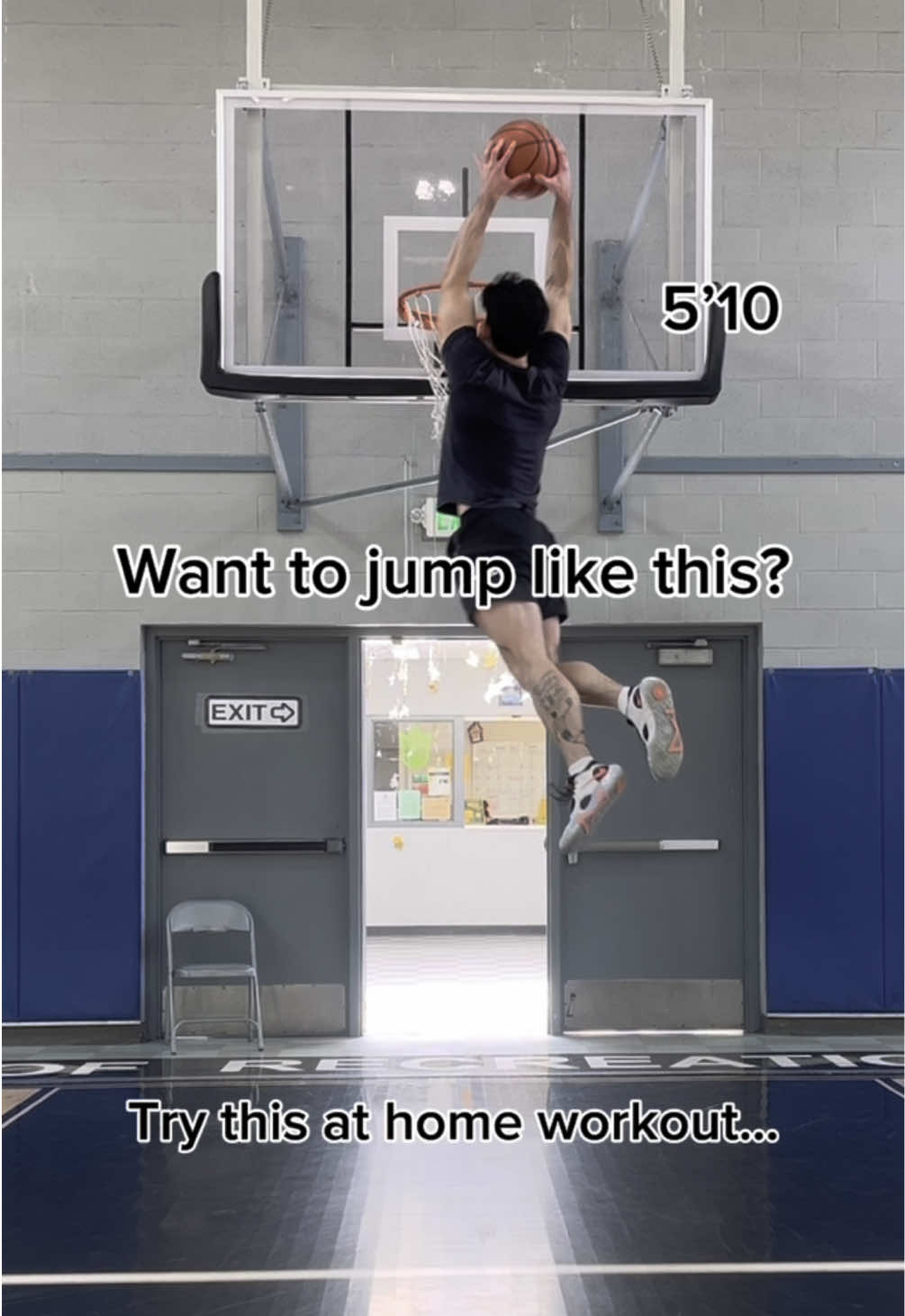 Try this at home vertical jump workout! Feel free to message me for affordable online vertical jump training programs 💪