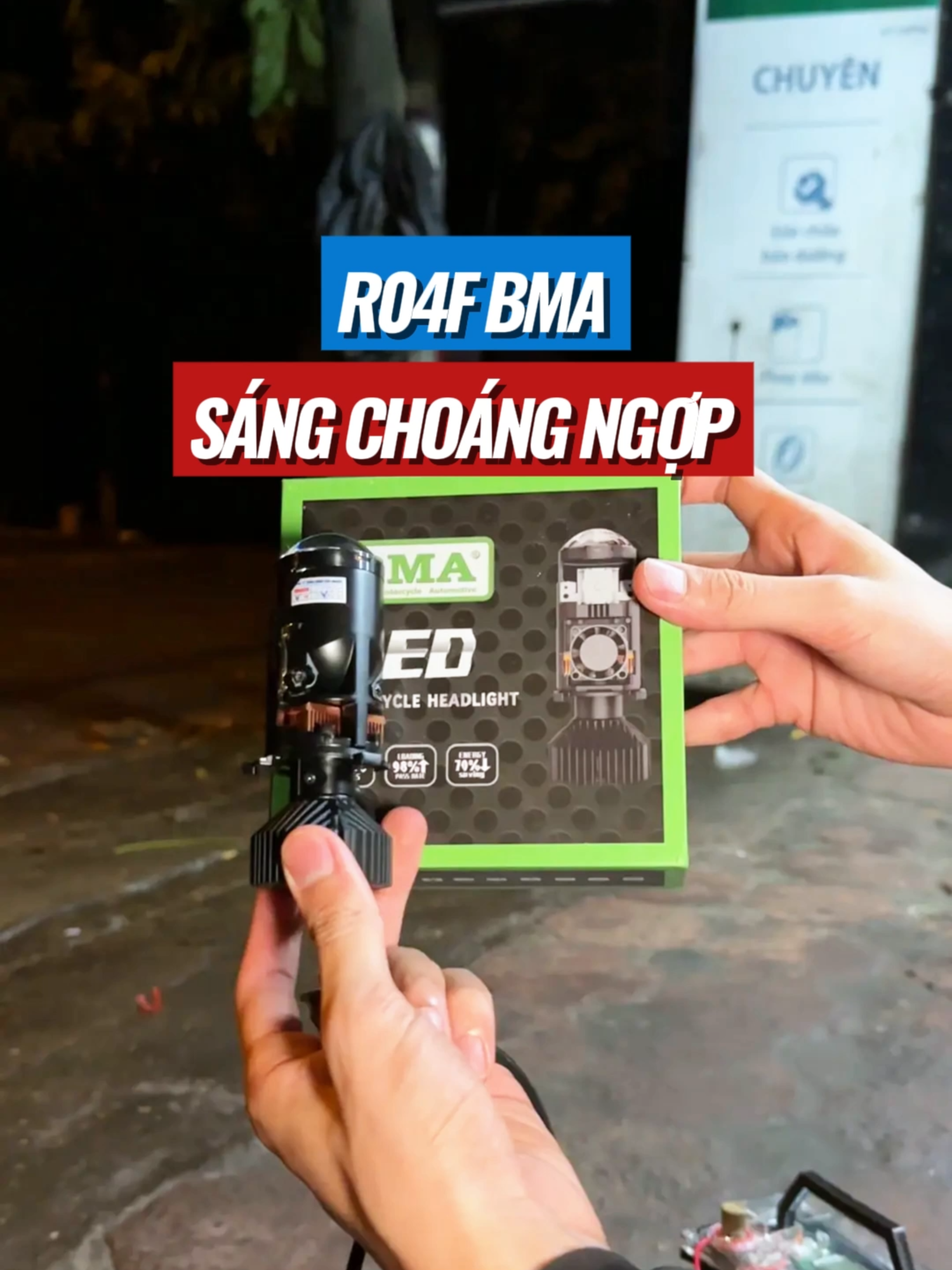R04F BMA đèn xe siêu sáng . Top 1 bán chạy thị trường Việt Nam #zedlight #r04f