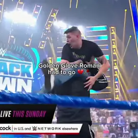 Golden glove Roman was a menace 🥀💔🙇🏾‍♂️ #WWE #wrestling #romanreigns #fyp #foryou #wwetiktok 