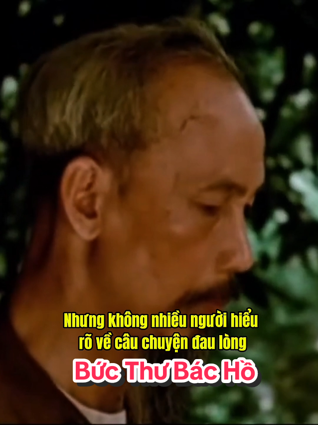 Bức thư Bác Hồ gửi học sinh:  Đằng sau là cả một sự nhẫn nhịn và hy sinh 🥰🇻🇳 #lichsuvietnam #anhhungdantocvietnam 