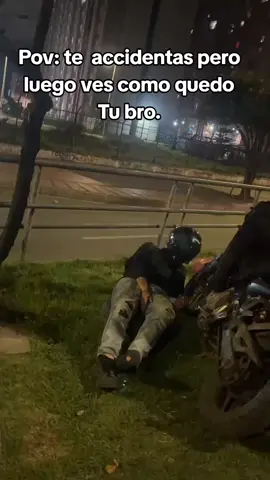 Me debí quedar en la casa 😓 #paratiiiiiiiiiiiiiiiiiiiiiiiiiiiiiii #chicobiker❤🏍💥 #mejoramigo #moto #accidente 