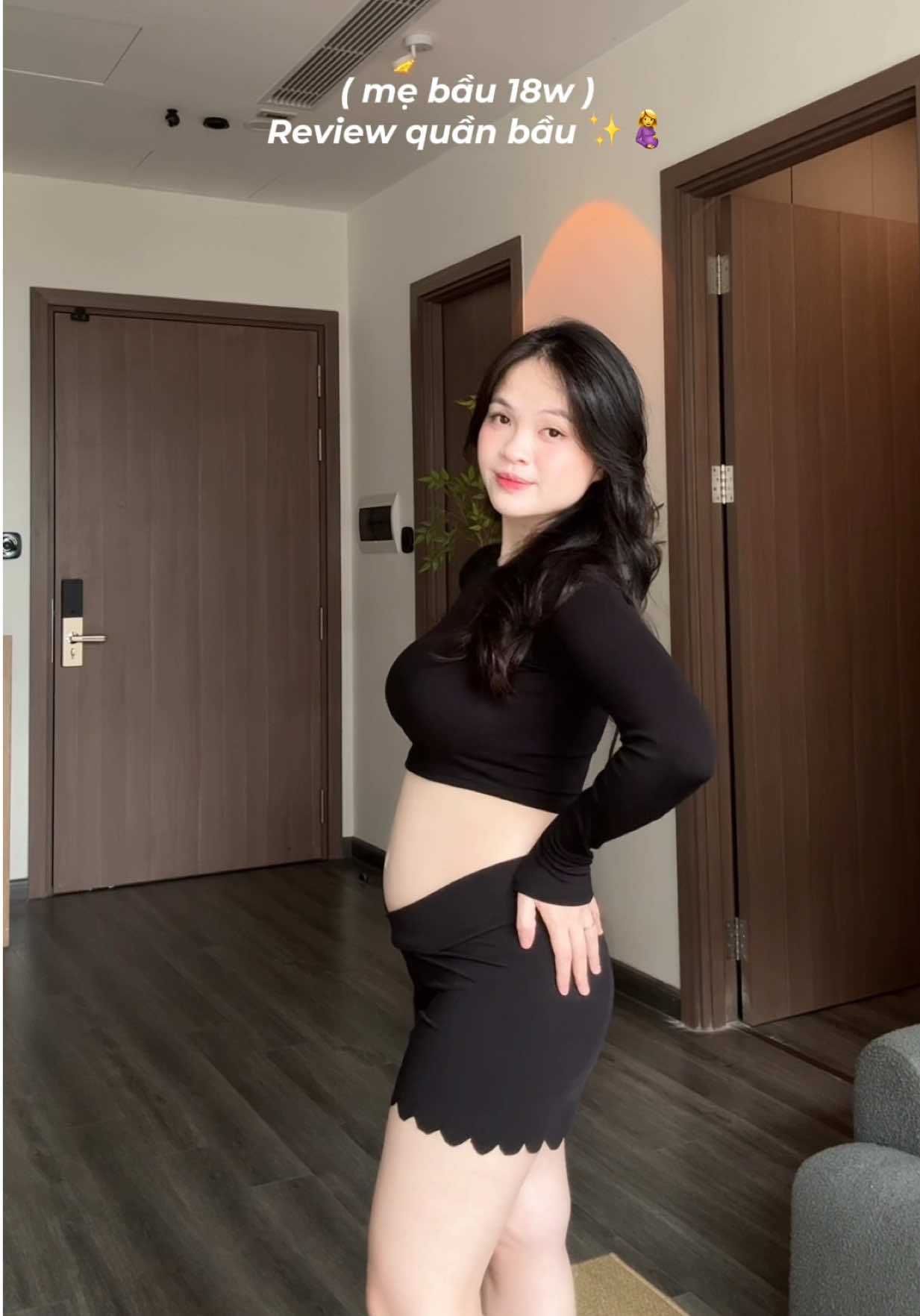 Mặc em này bên trong váy hoặc tối đi ngủ chân ái nha các mom✨👍🏻#huongtranreview 